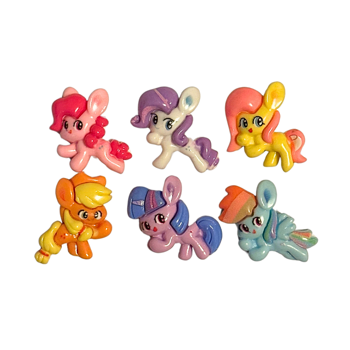 Colorful Pony Charms