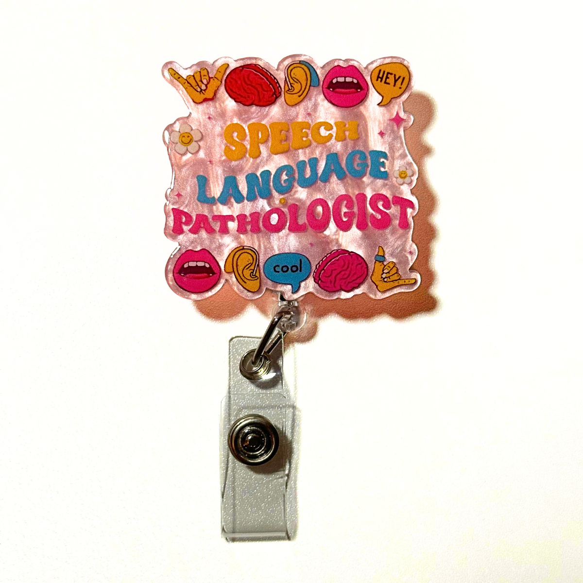 Speech Language Pathologist Badge Reel