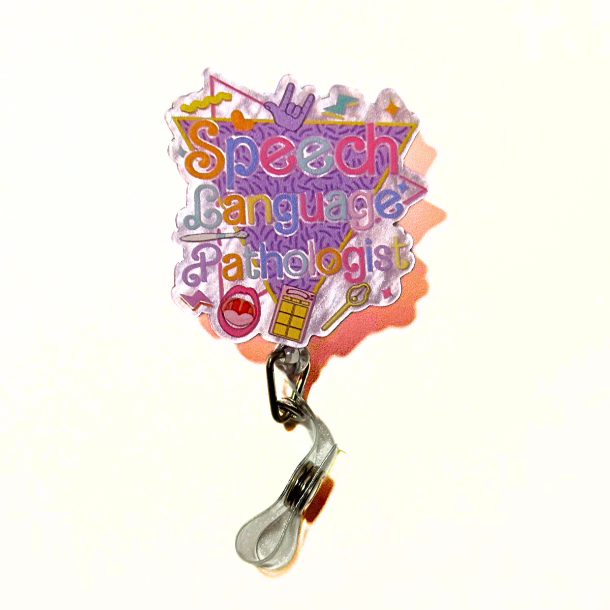Speech Language Pathologist Badge Reel