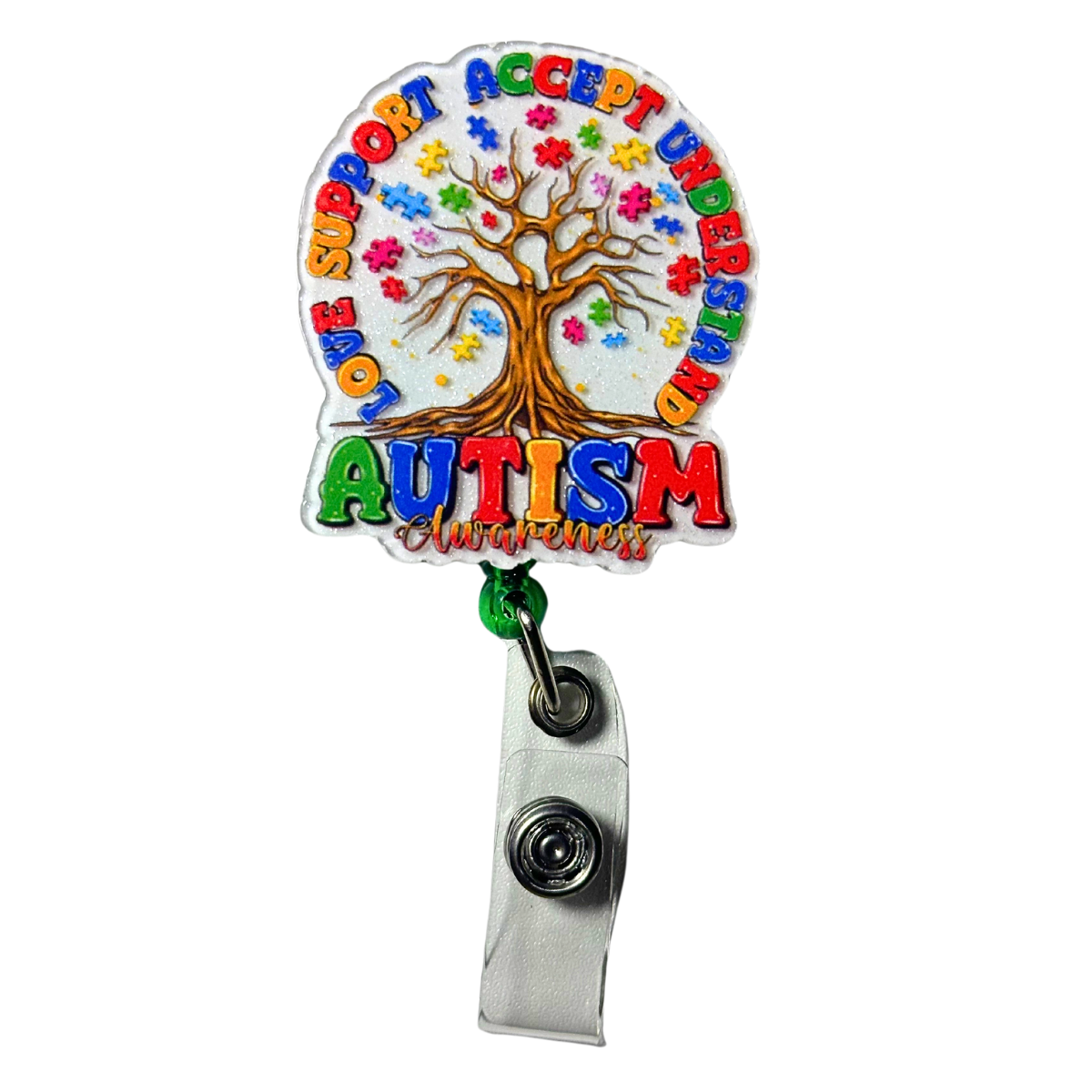 Autism Tree Badge Reel