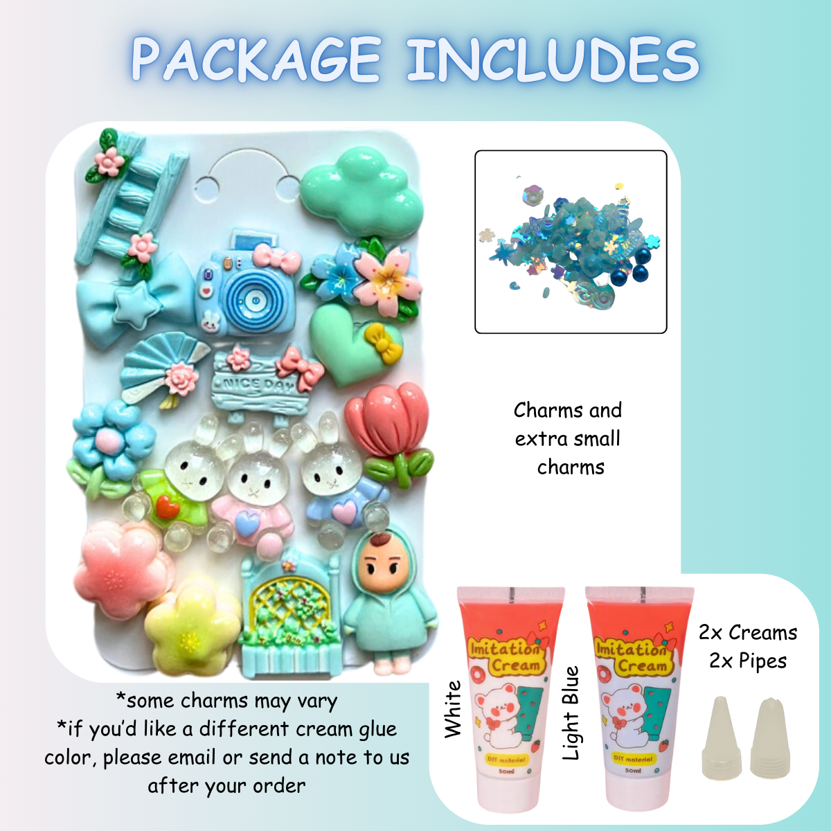 Bunny Friends DIY Charms Craft Kit