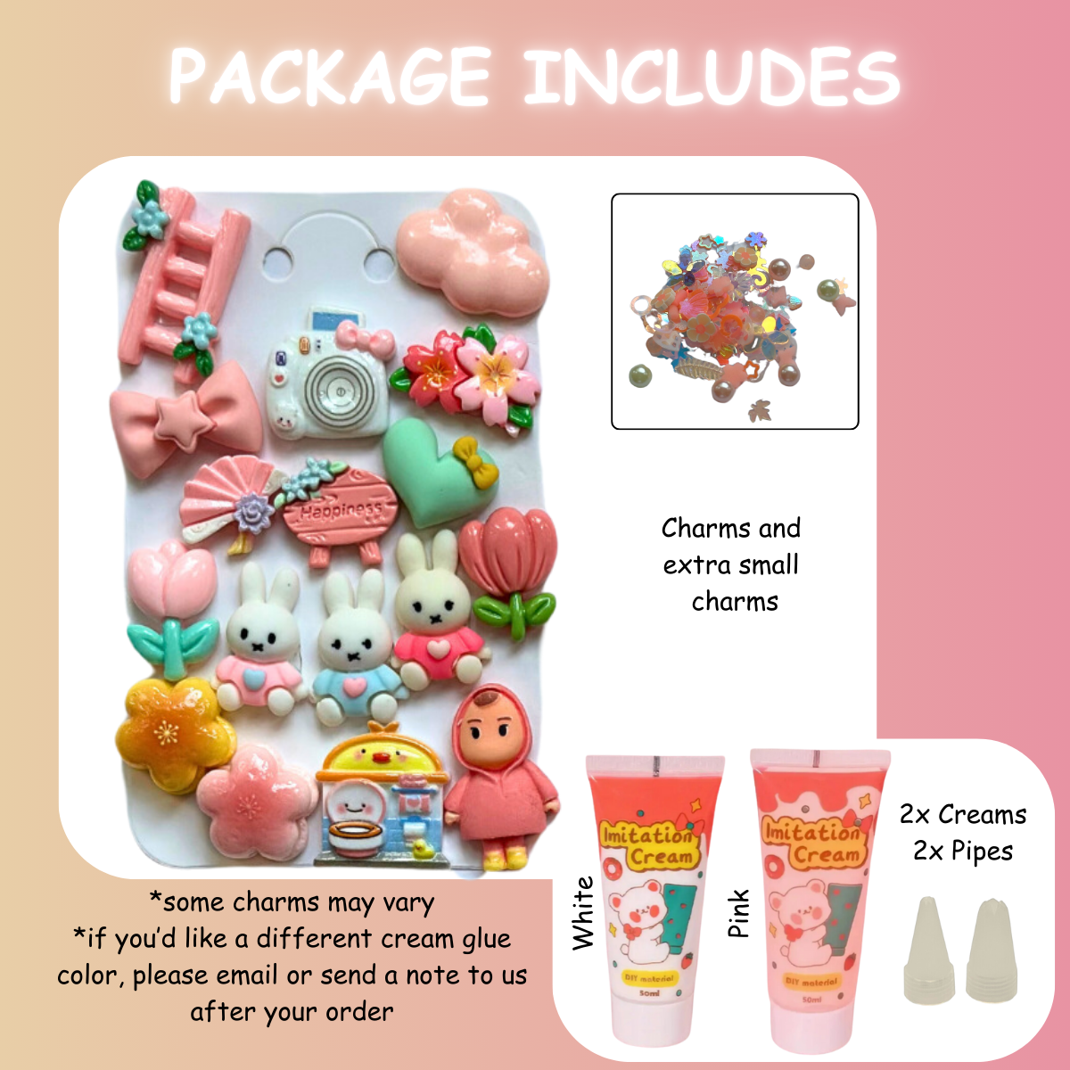 Bunny Friends DIY Charms Craft Kit