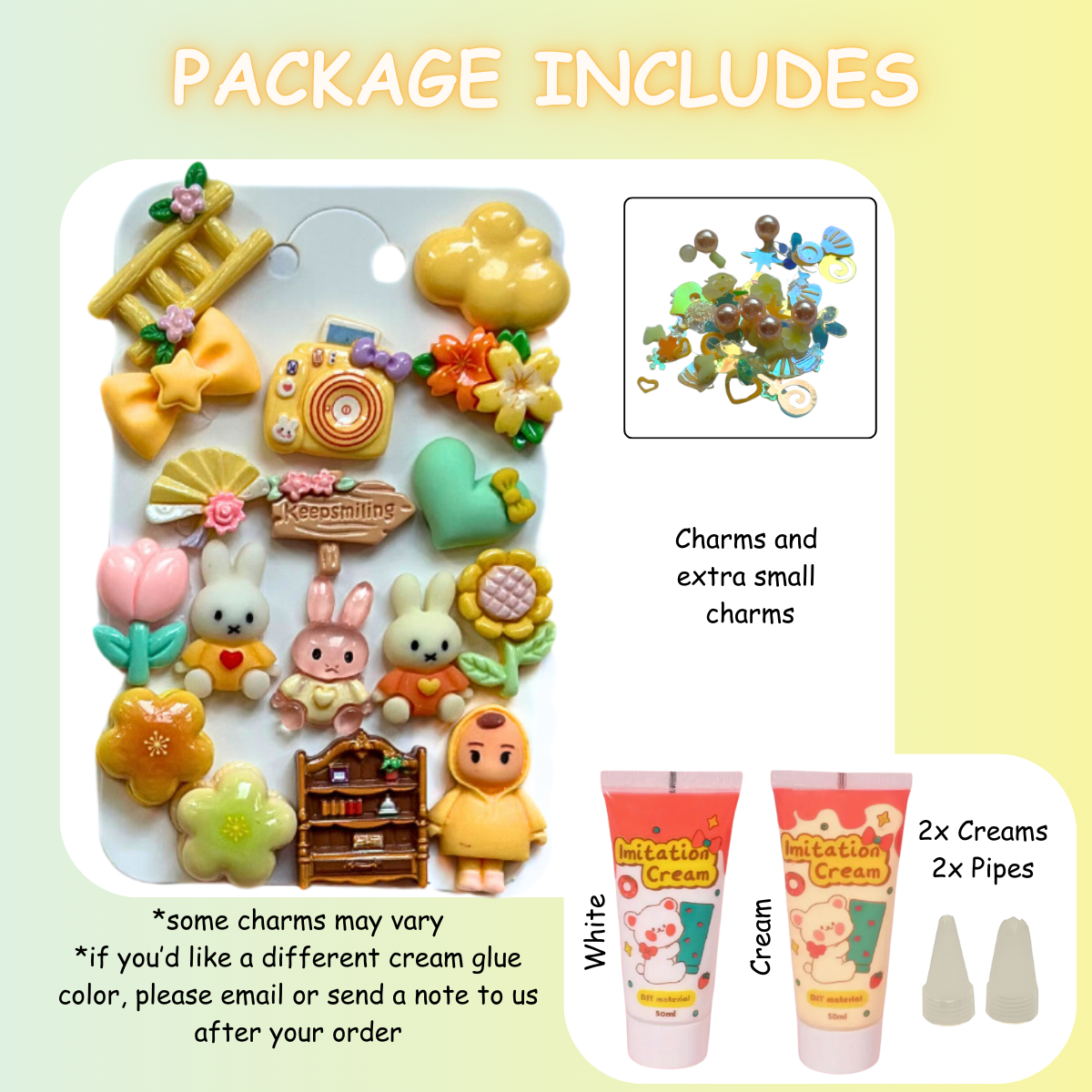 Bunny Friends DIY Charms Craft Kit