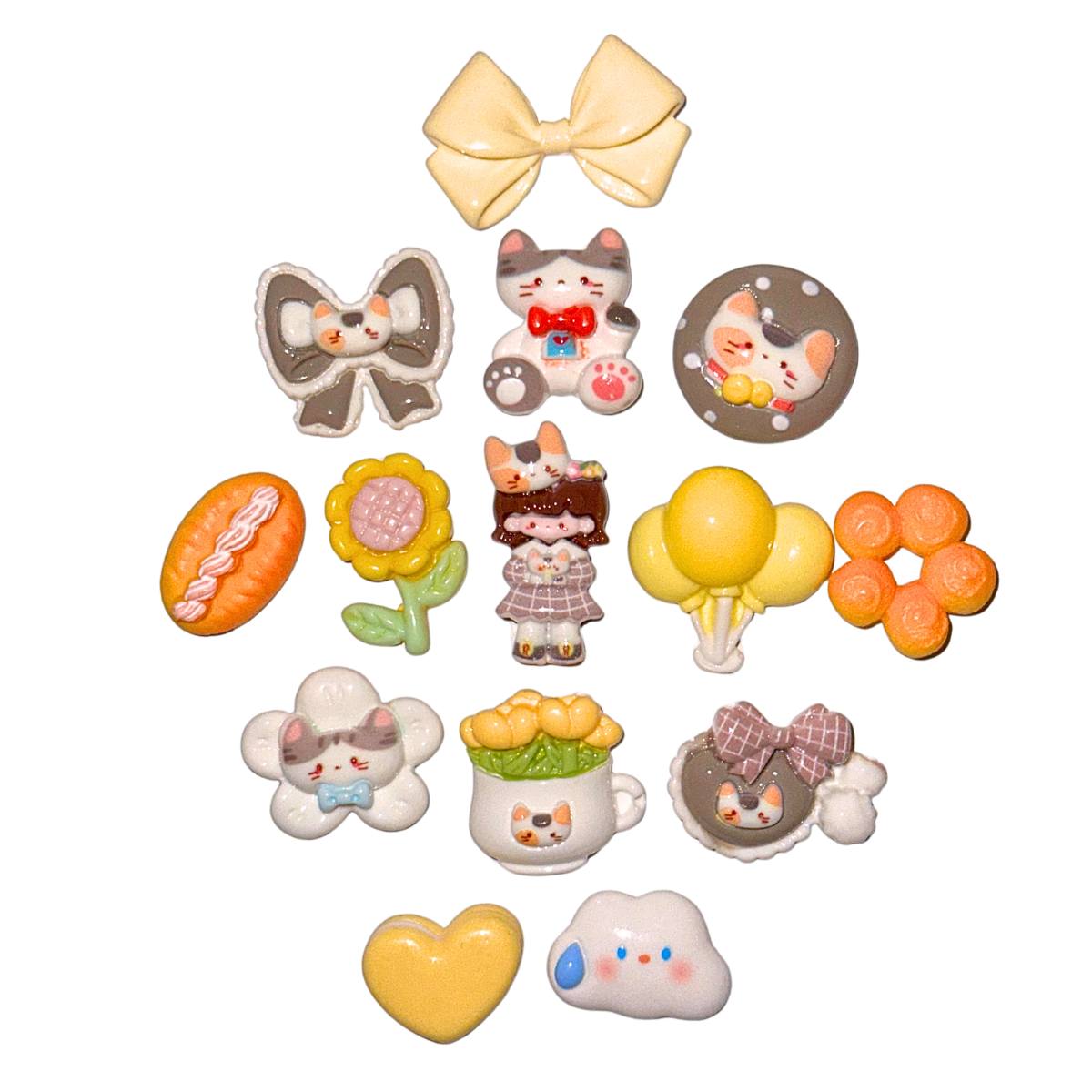 Cat Girl DIY Decoden Charms Kit