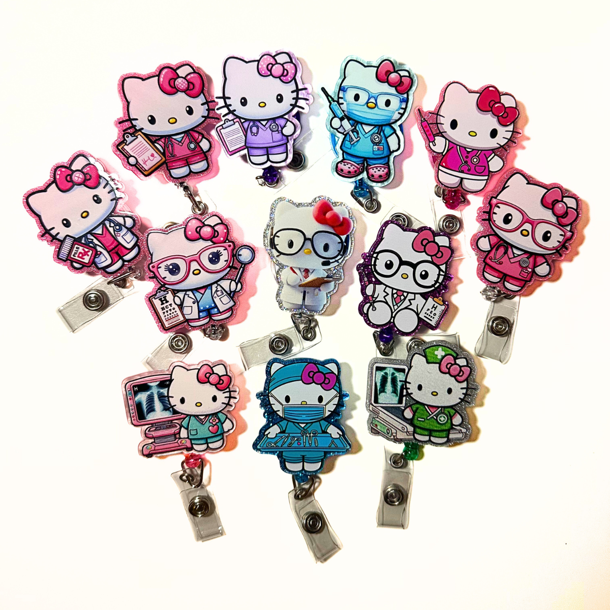 Kitty Medical Badge Reels
