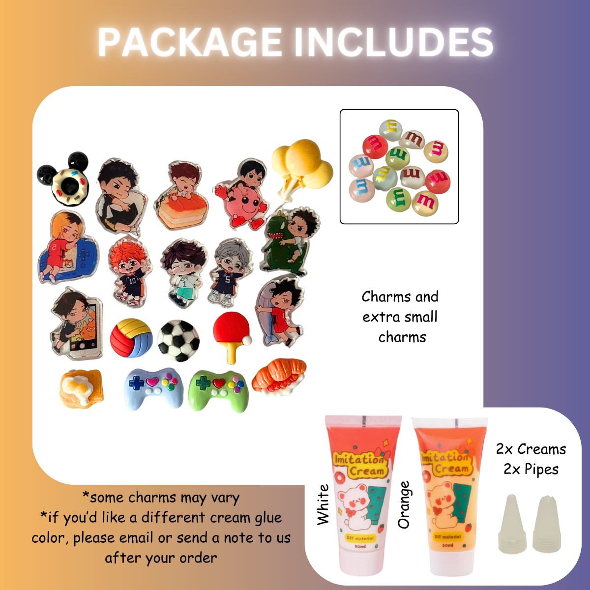 Haikyu DIY Decoden Cream Kit
