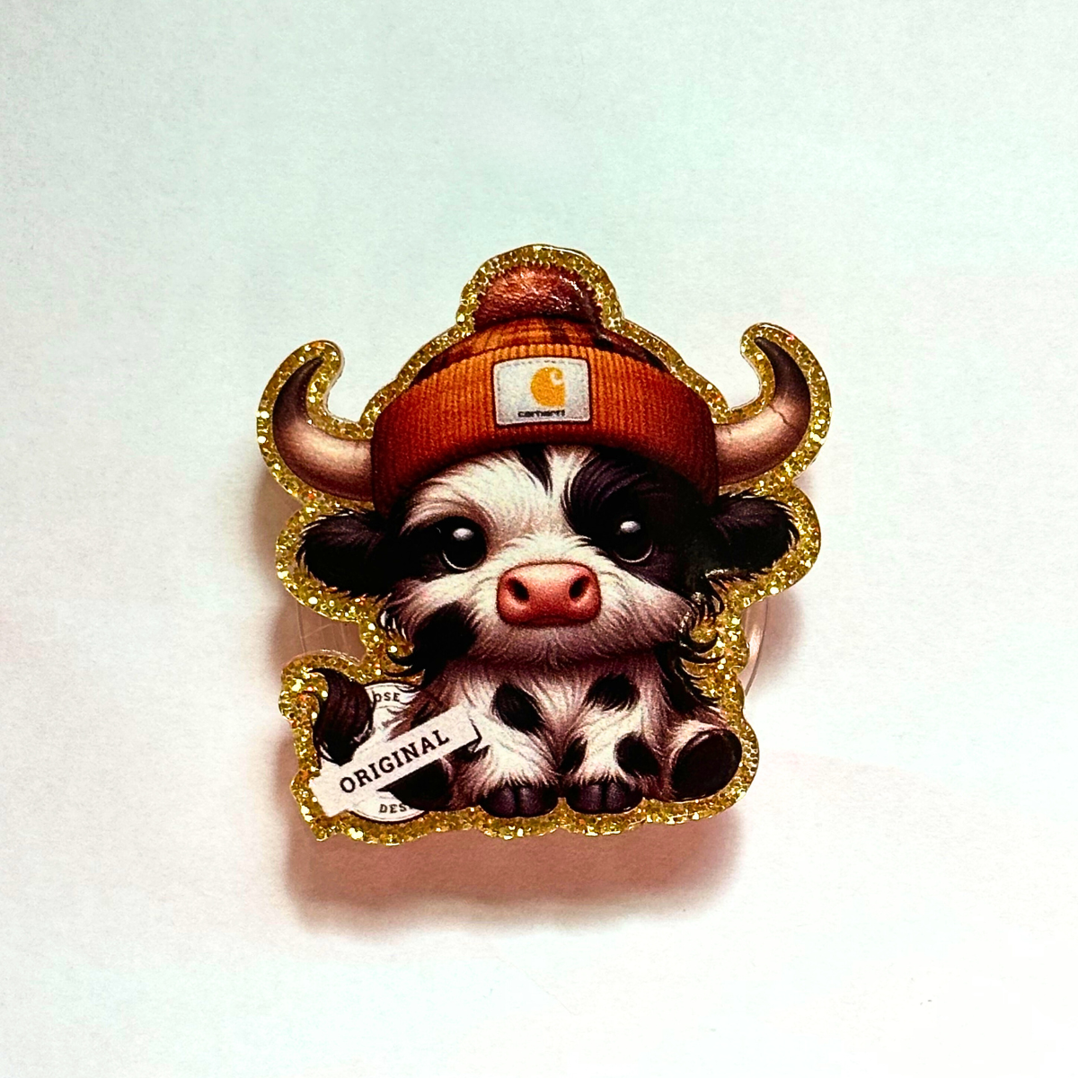 Cute Cow Phone Grip