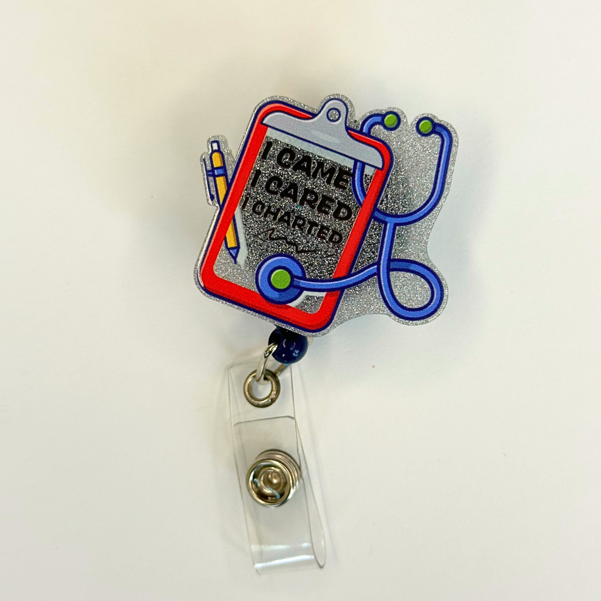Medical Glitter Badge Reels #1