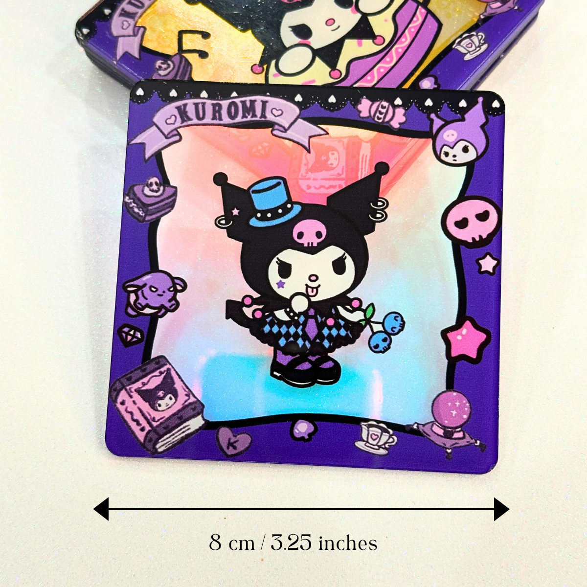 Kuku Purple Coasters Set of 6
