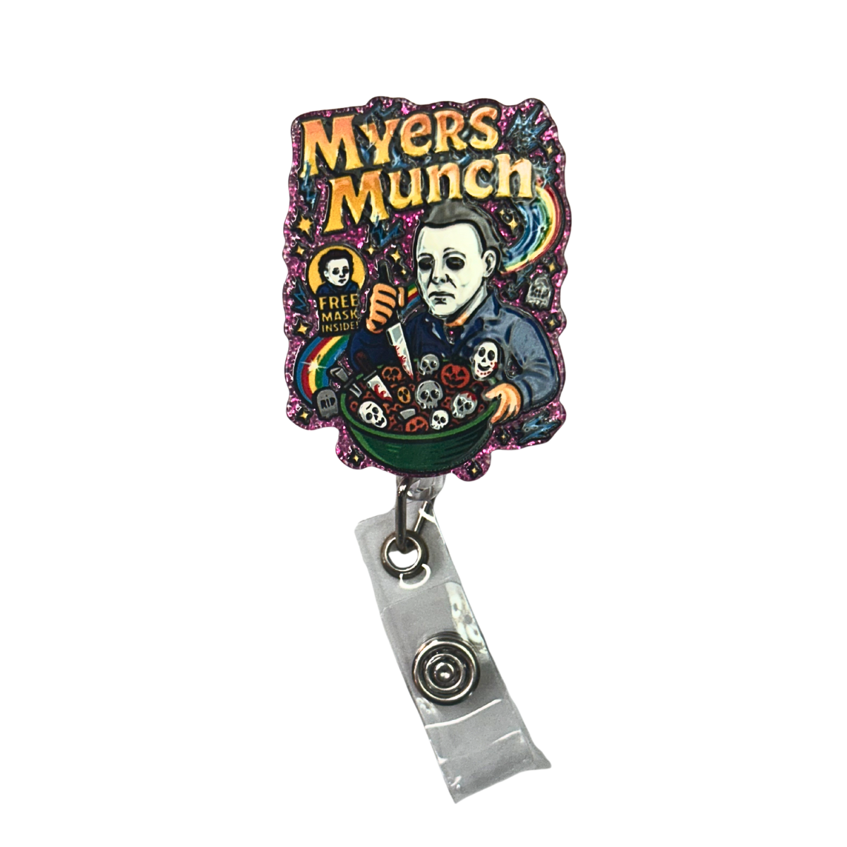 Halloween Cereal Badge Reels