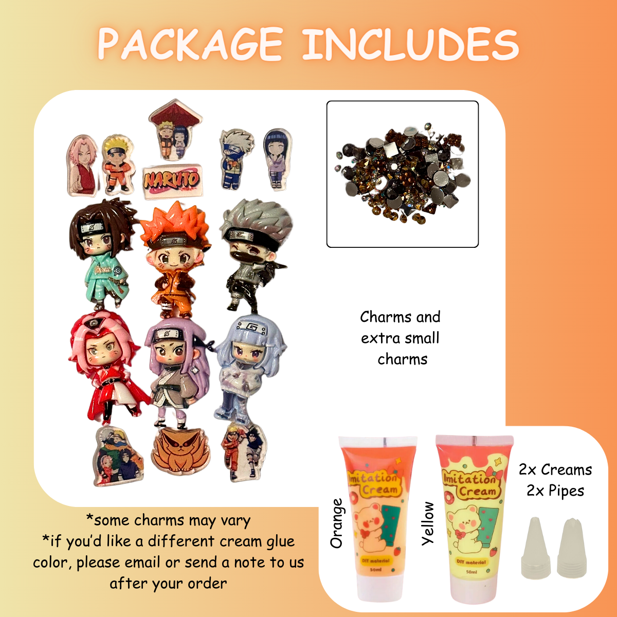 Naruto DIY Decoden Cream Kit
