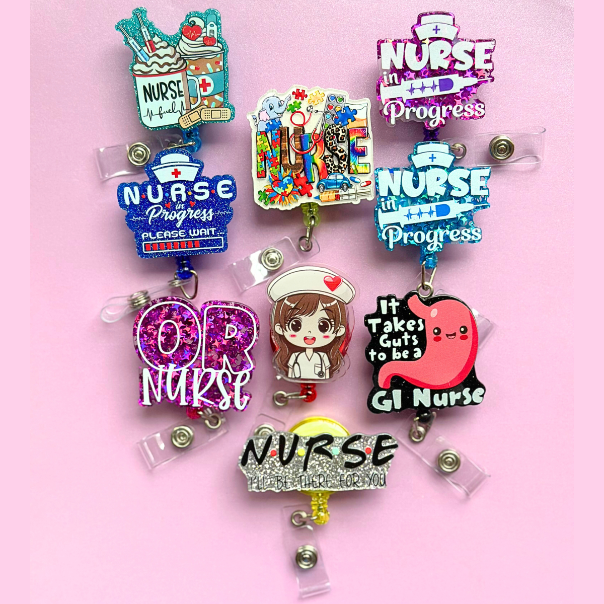 Nurse Badge Reels