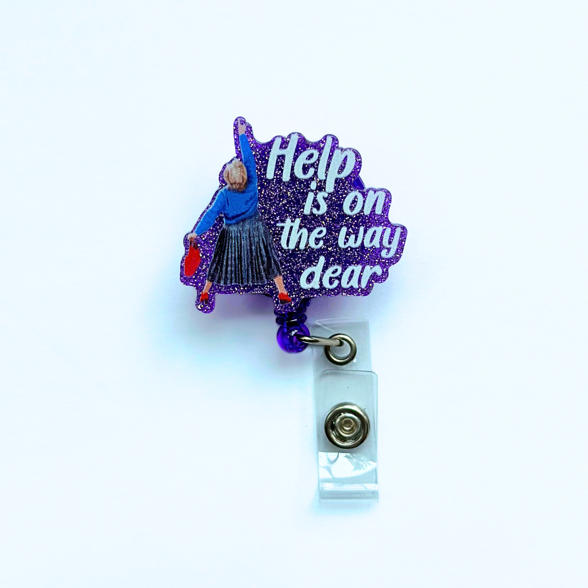 Medical Glitter Badge Reels #2