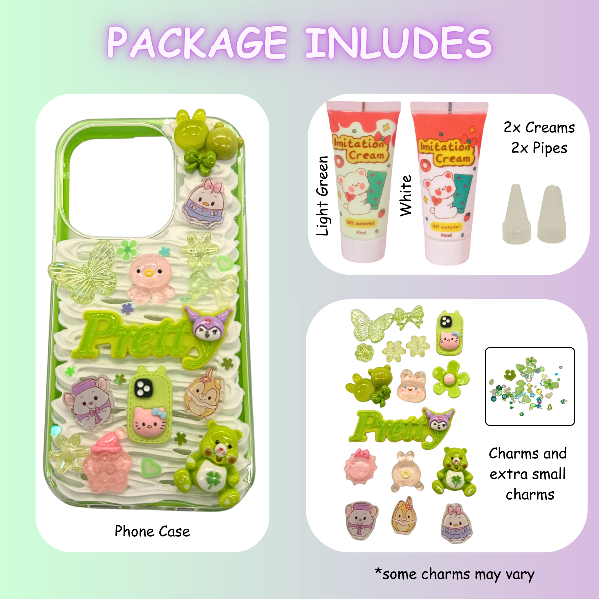 Care bears DIY Decoden Charms Kit