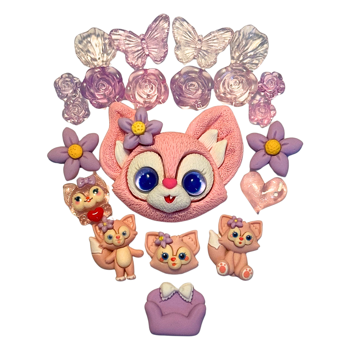 Pink Fox DIY Charms Craft Kit