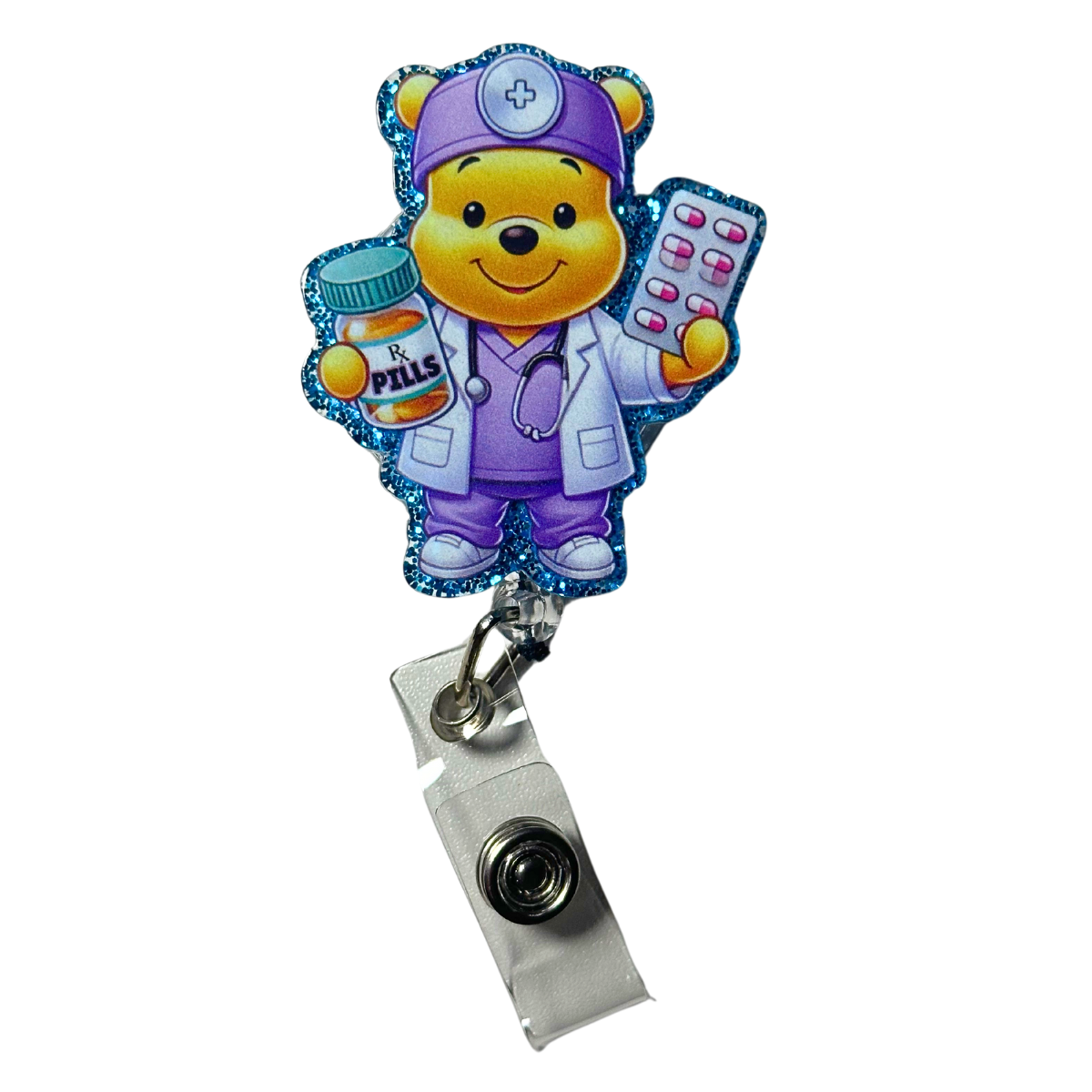Pooh Medical Badge Reel - Pills