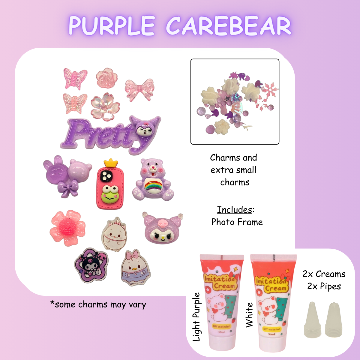 Care bear DIY Charms Craft Kit