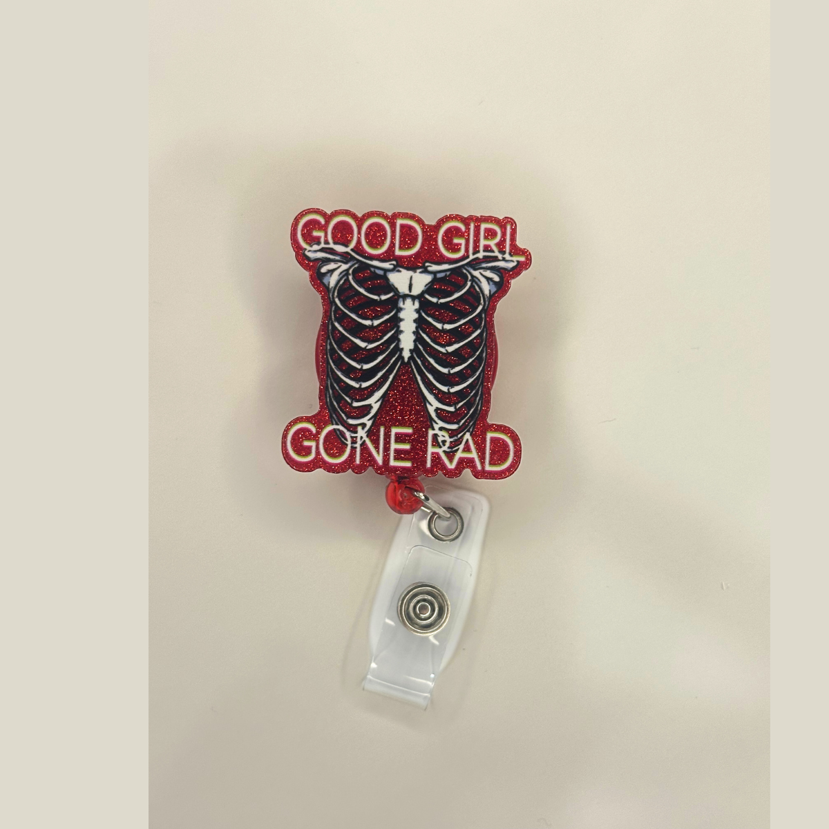 Medical Glitter Badge Reels #1
