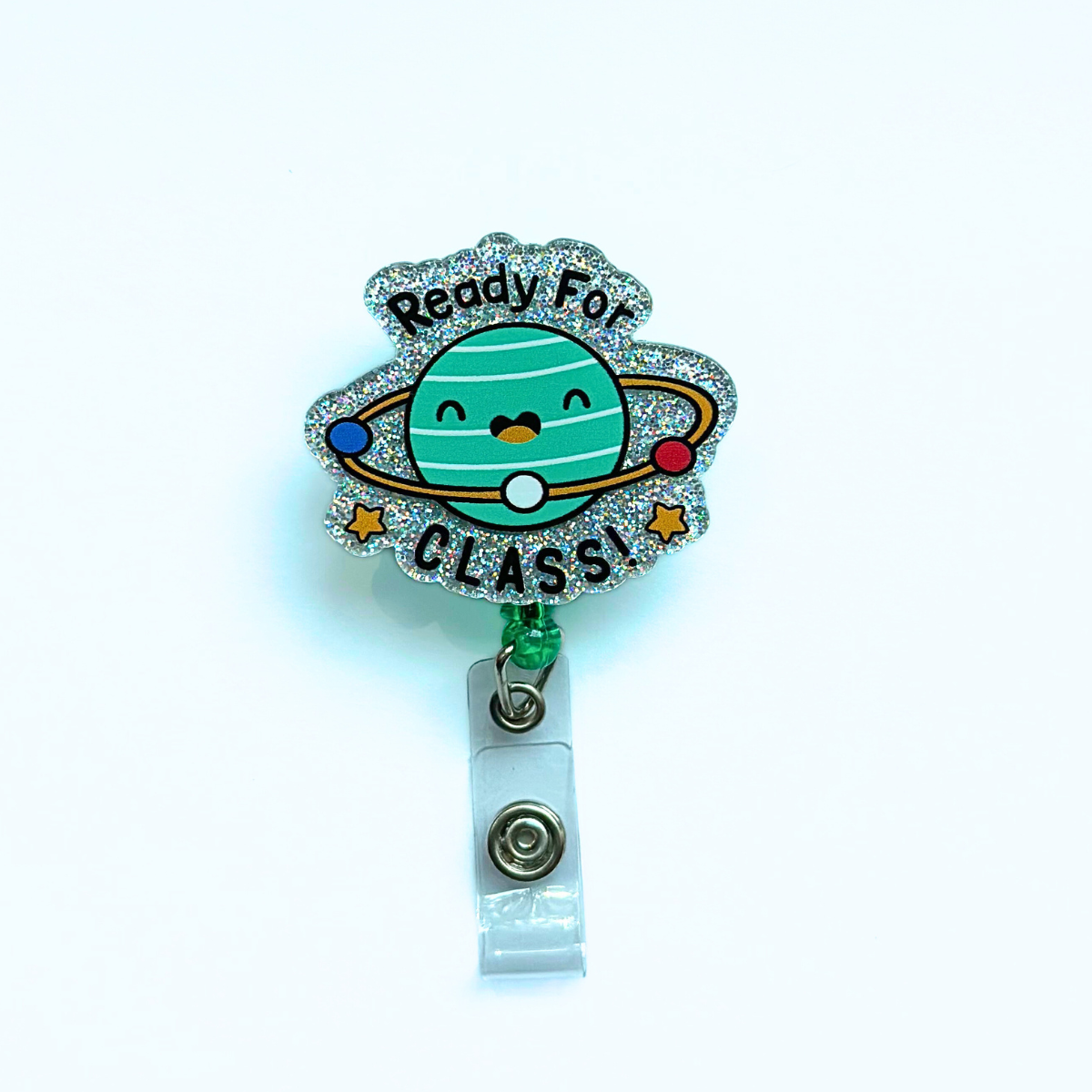 School Glitter Badge Reels
