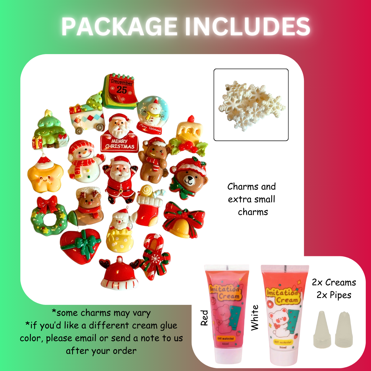 Christmas DIY Charms Craft Kit