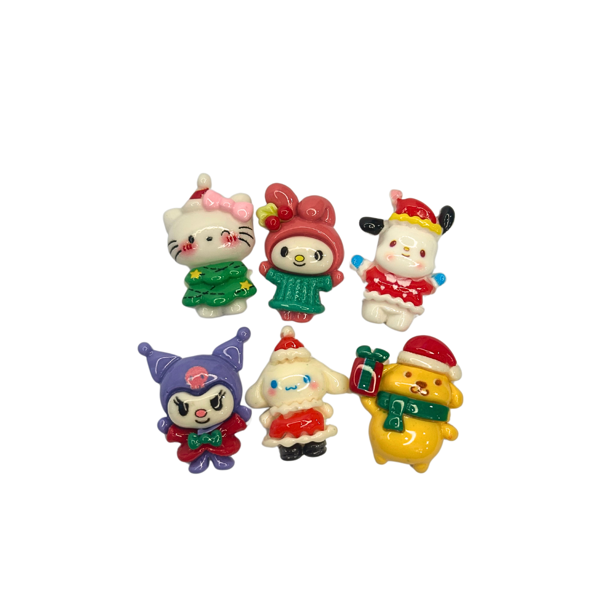 Cartoon Xmas Outfit Charms
