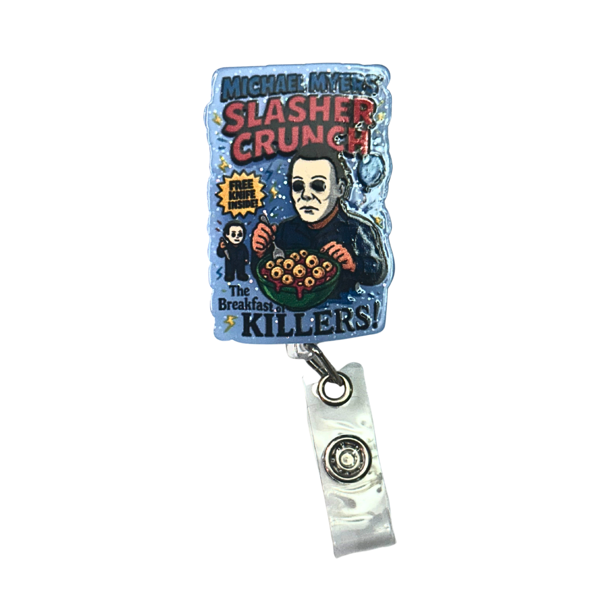 Halloween Cereal Badge Reels