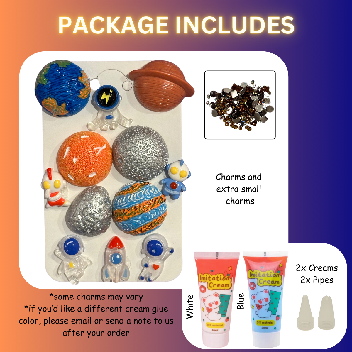 Space DIY Charms Craft Kit
