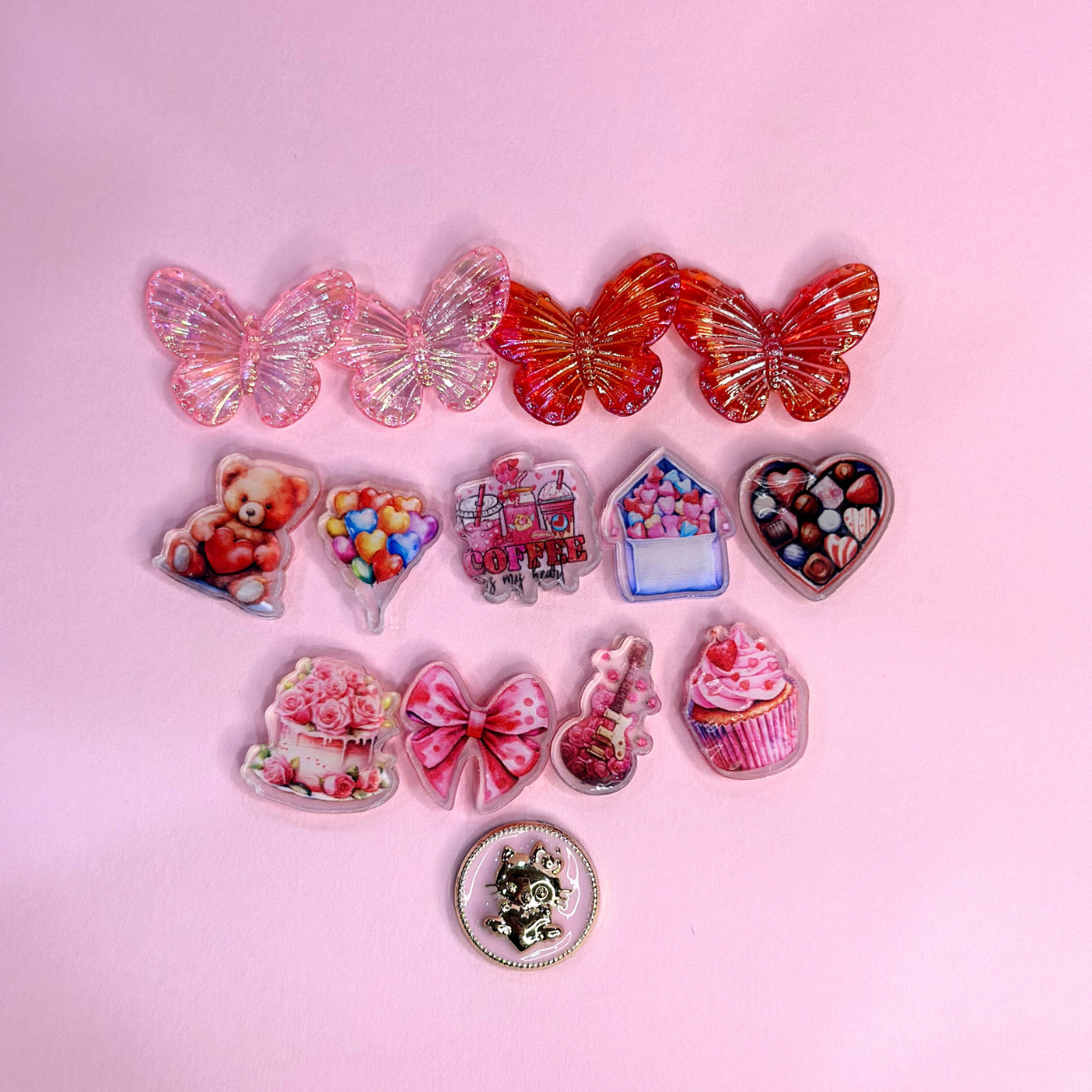 Valentine Fun Spinner DIY Decoden Charms Kit