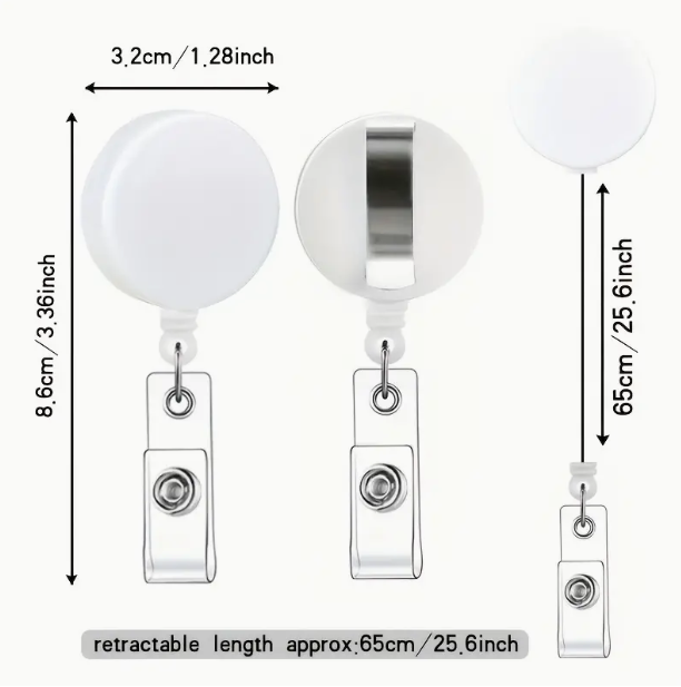 Medical Glitter Badge Reels #2