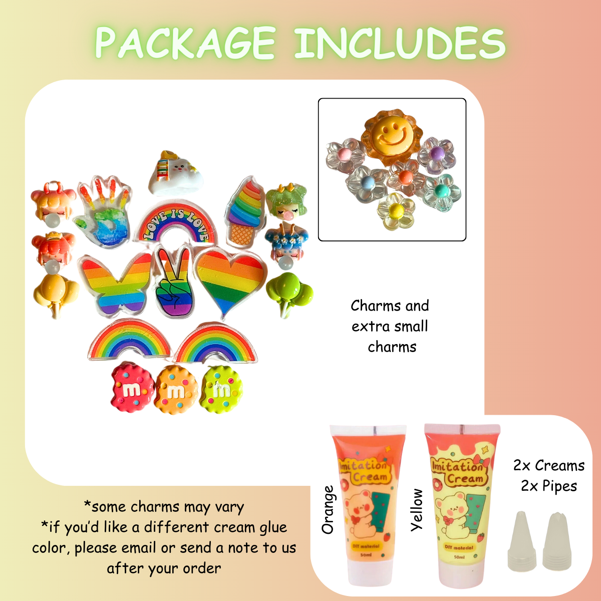 Pride DIY Decoden Charms Kit