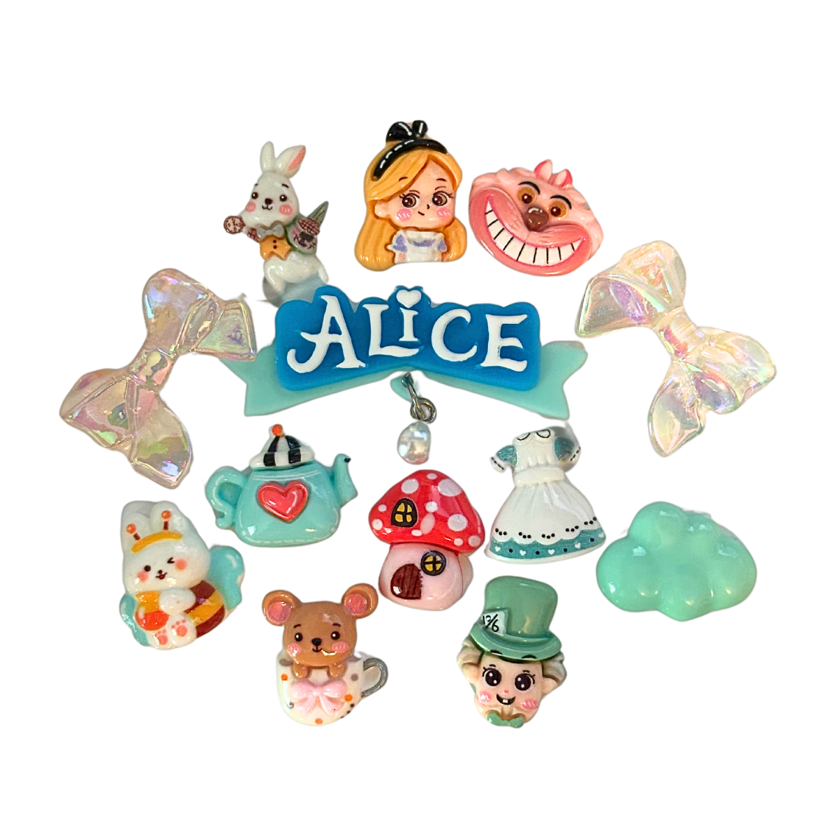 Alice and Friends DIY Decoden Charms Kit