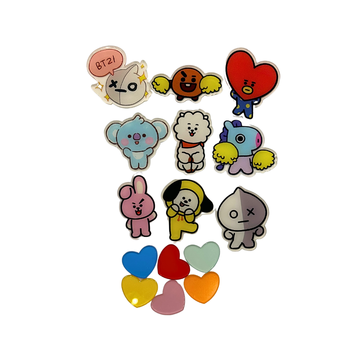 BT21 Acrylics DIY Charms Craft Kit