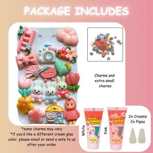 Bunny Friends DIY Charms Craft Kit