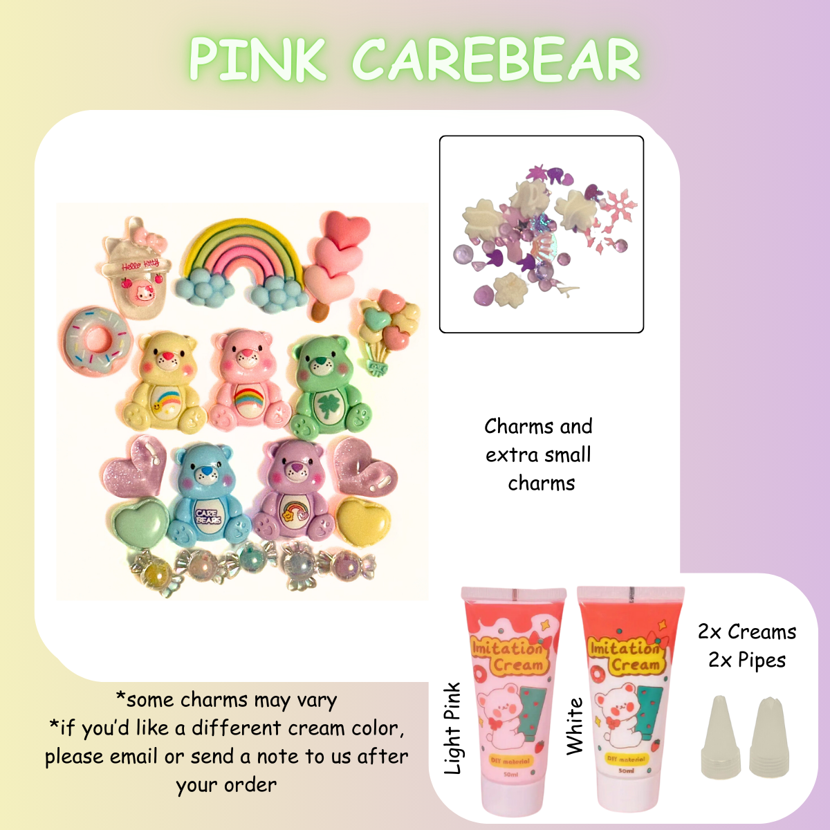 Care-bear Friend DIY Charm Craft Kit