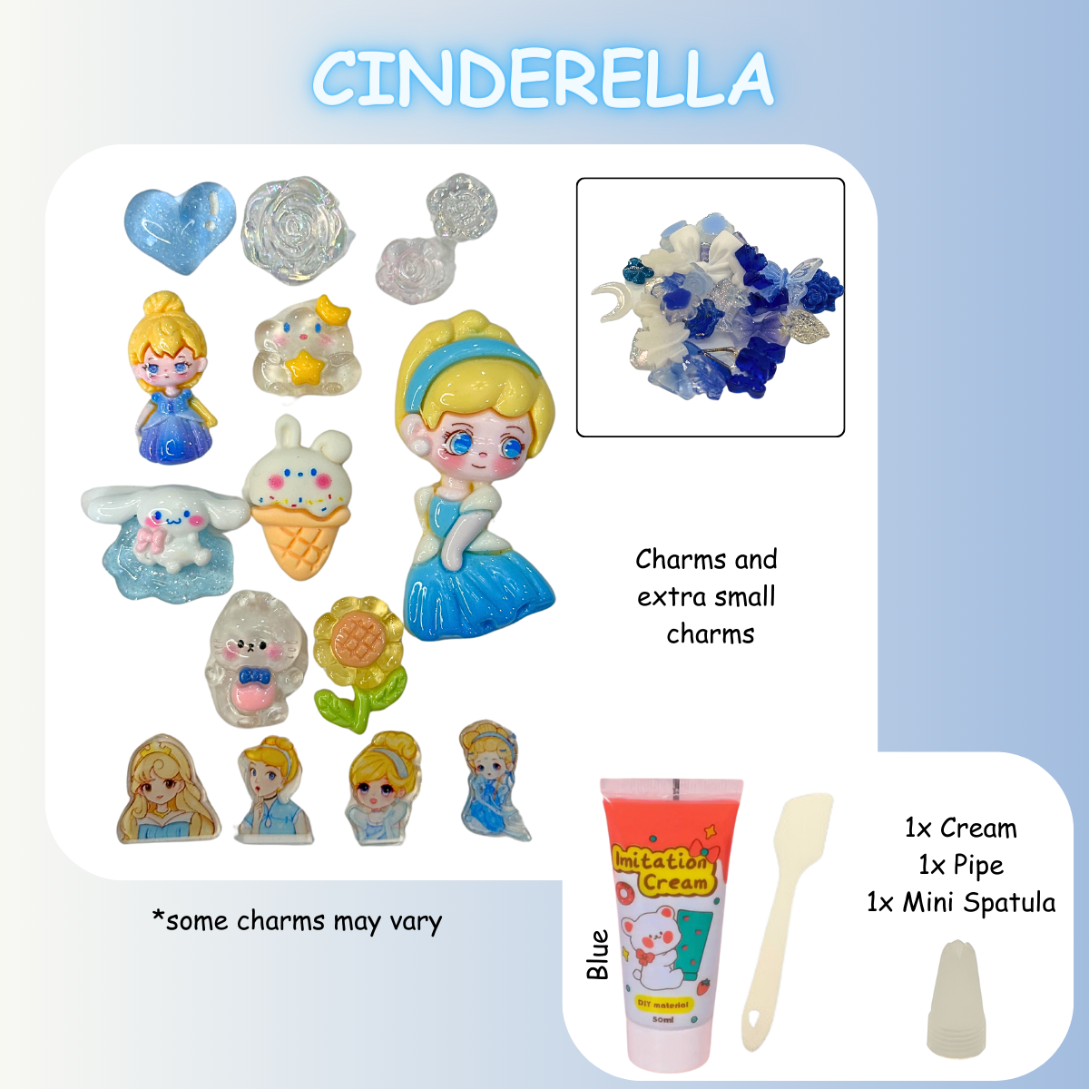 Cinderella DIY Charms Craft Kit