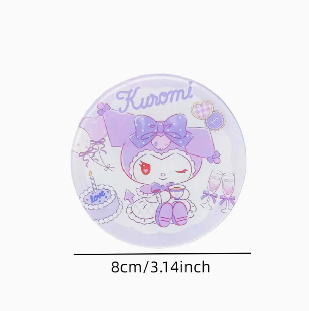 Kawaii Round Coasters Set of 6