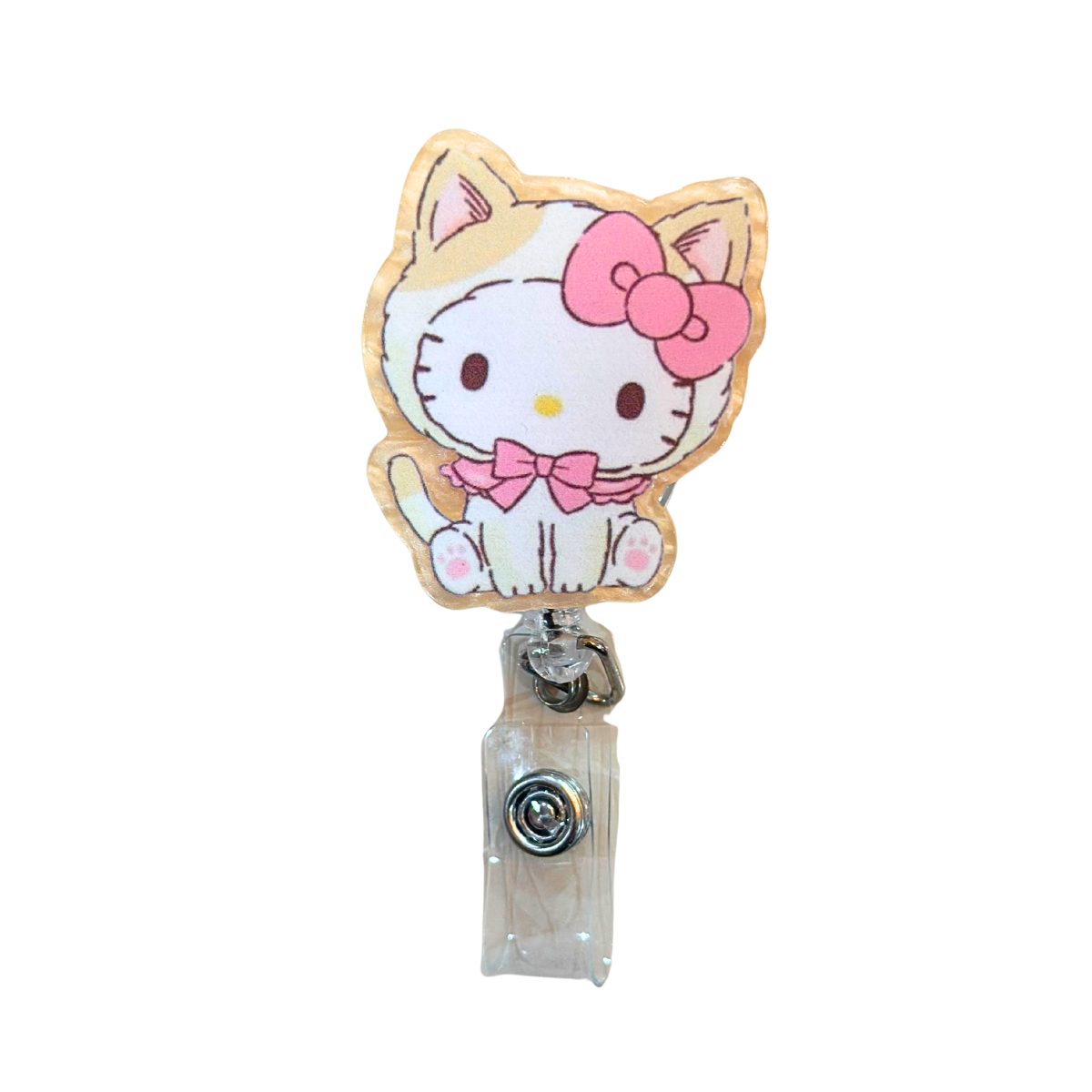 Kitty Costume Badge Reel