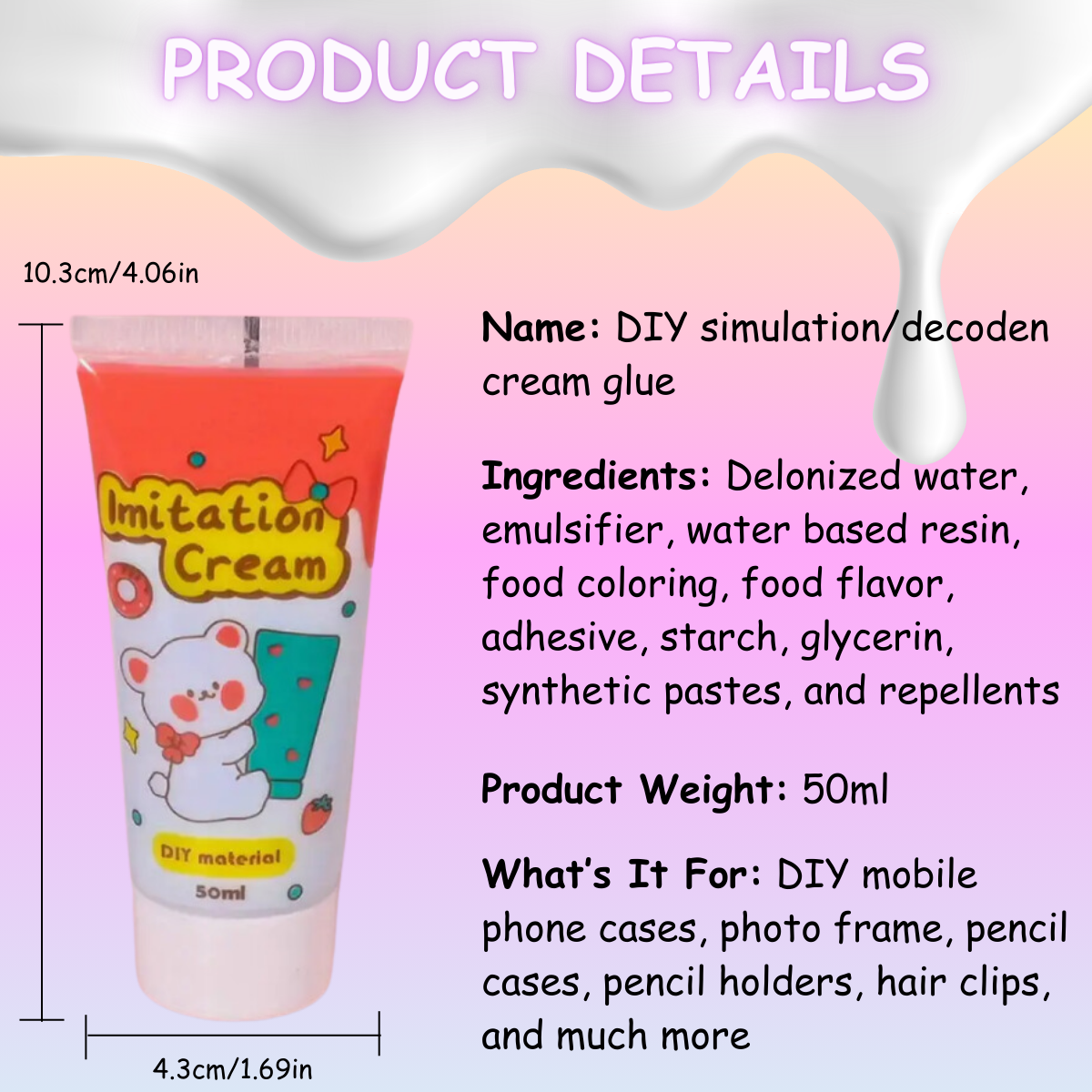 Decoden Cream Glue