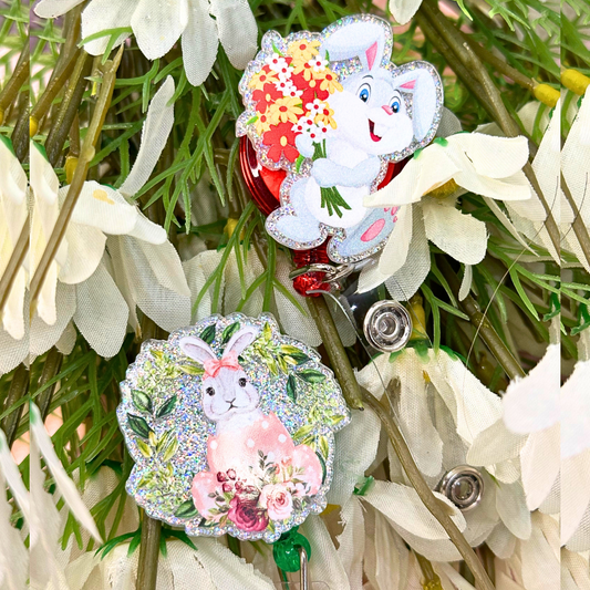 Easter Glitter Badge Reels