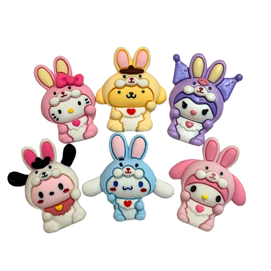 Easter Bunny Characters Big Charms