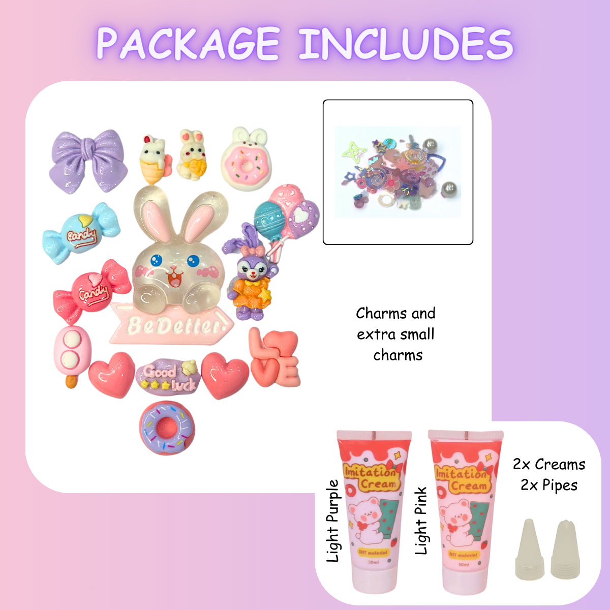 Easter Bunny DIY Charms Craft Kit