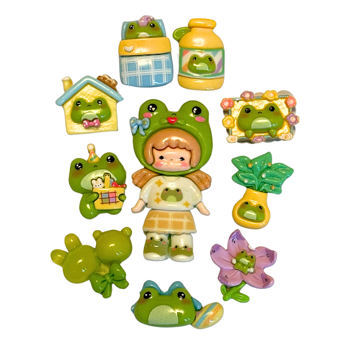 Frog Girl DIY Charms Craft Kit