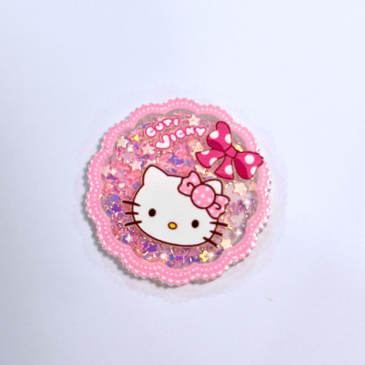 HKitty Pink Shaker Phone Grip