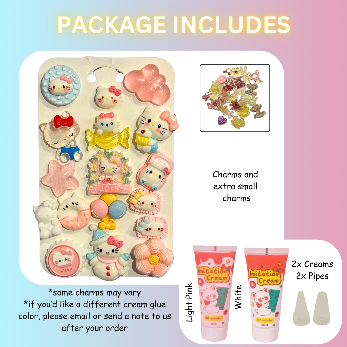 Kawaii Winter Friends DIY Charms Craft Kit