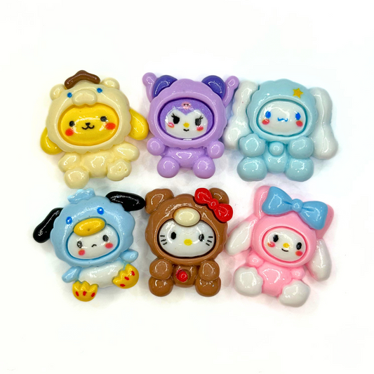 Kawaii Animal Costume Charms