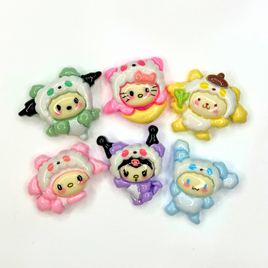 Kawaii Pajama Outfit Charms