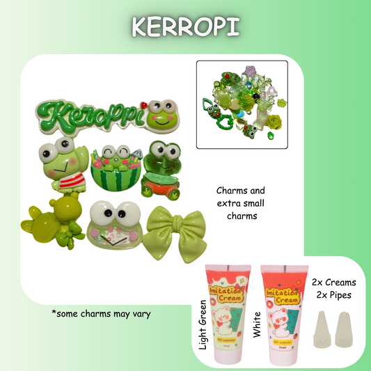 Green Frog DIY Charms Craft Kit