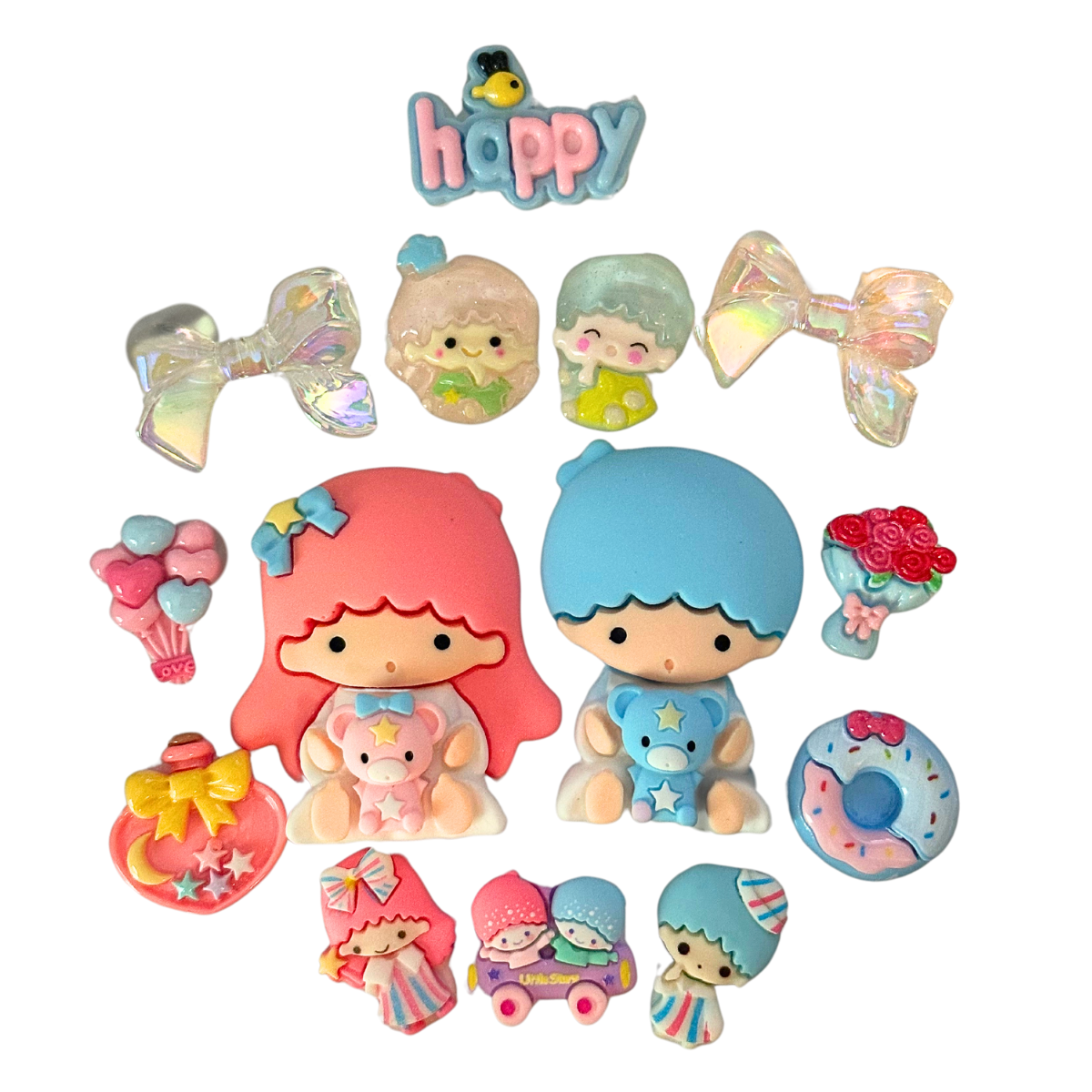 Kawaii Twins DIY Charms Craft Kit