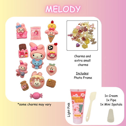 Melody Holding Friend DIY Charms Craft Kit