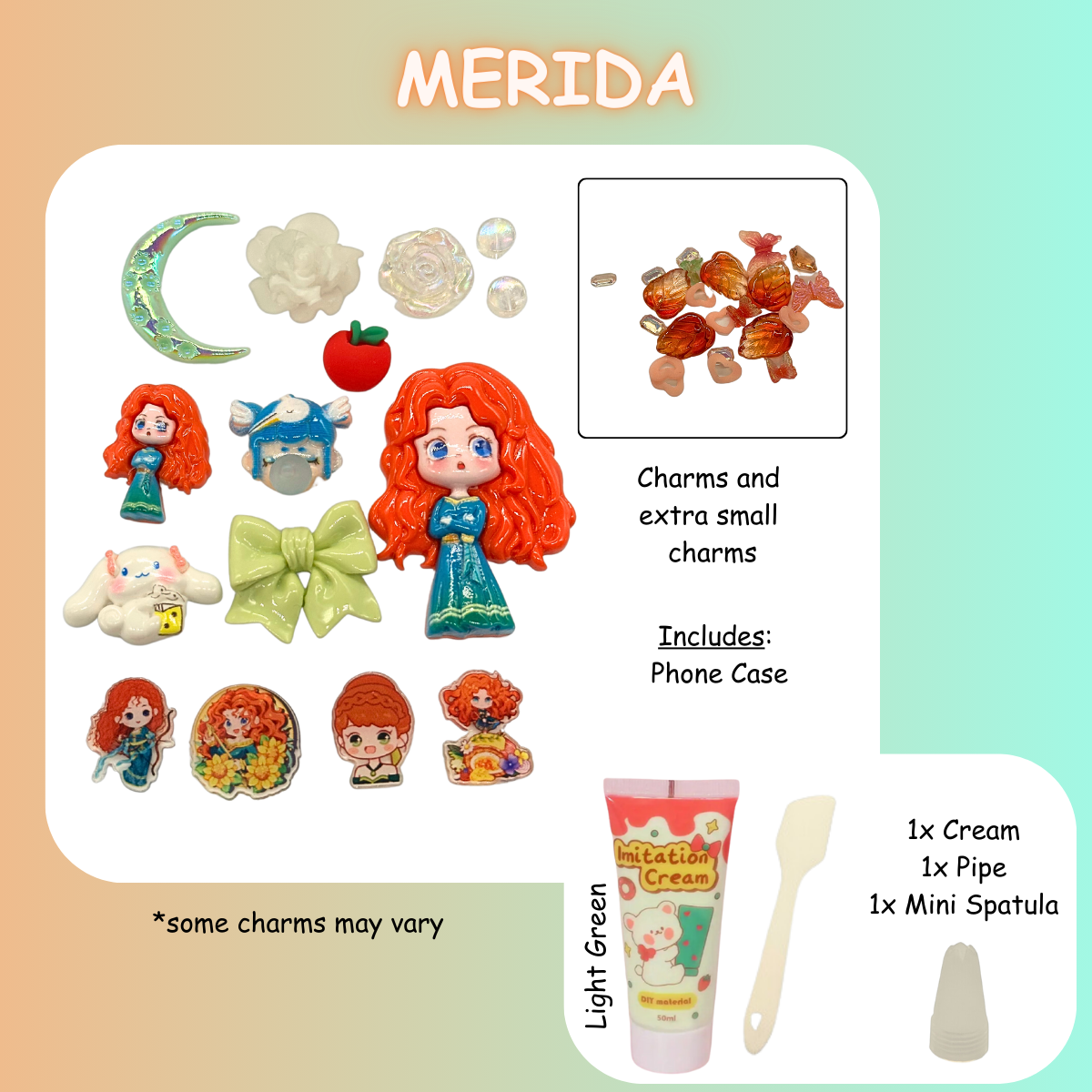 Merida DIY Decoden Charms Kit